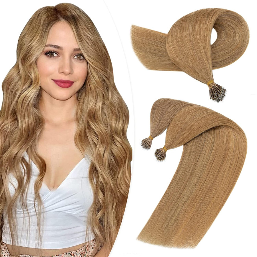 Extensii Nanoring Blond Mediu Auriu